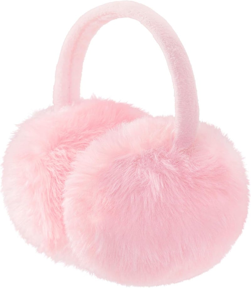FSTEOE Winter Ear Muffs Women Warm Earmuff Girls Ear Warmers Soft Plush Outdoor Adjustable Ear Cover - Image 1